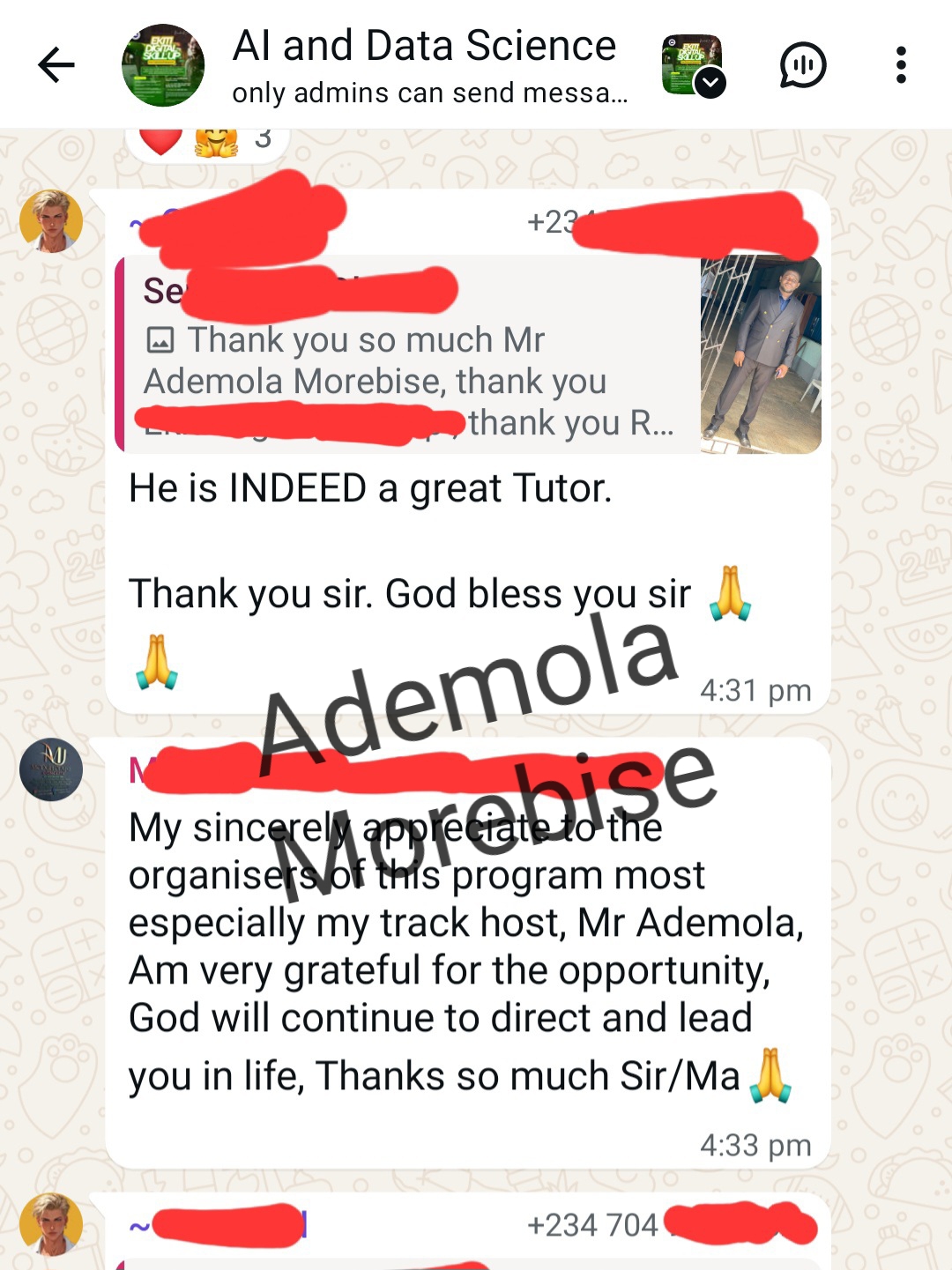 Student Testimonial