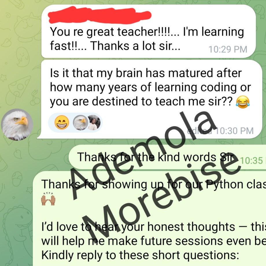 Student Testimonial